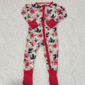 Little Sleepies Floral Baby Pajamas | 6-12 Months